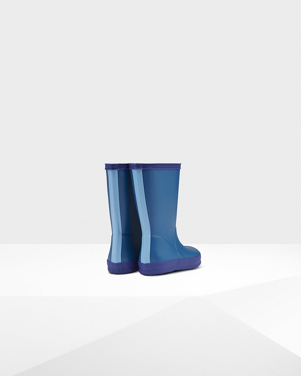 Kids Hunter Original First Classic - Rain Boots Blue/ Blue - 7291-GBORD